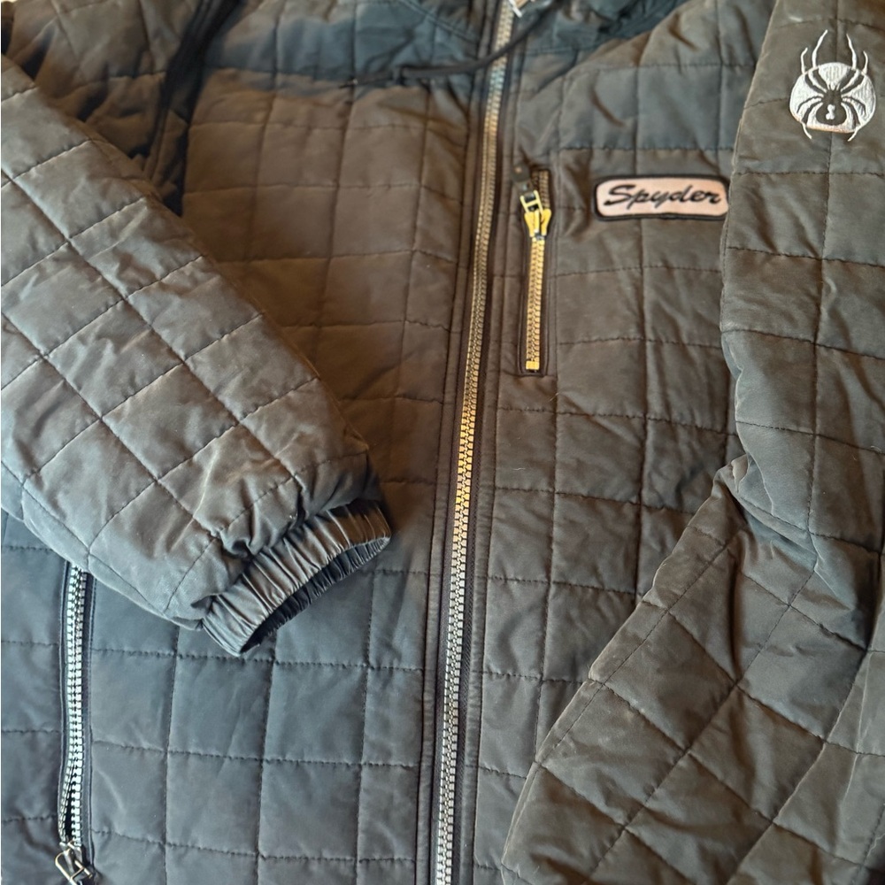 Spyder men’s Quilted Black Jacket